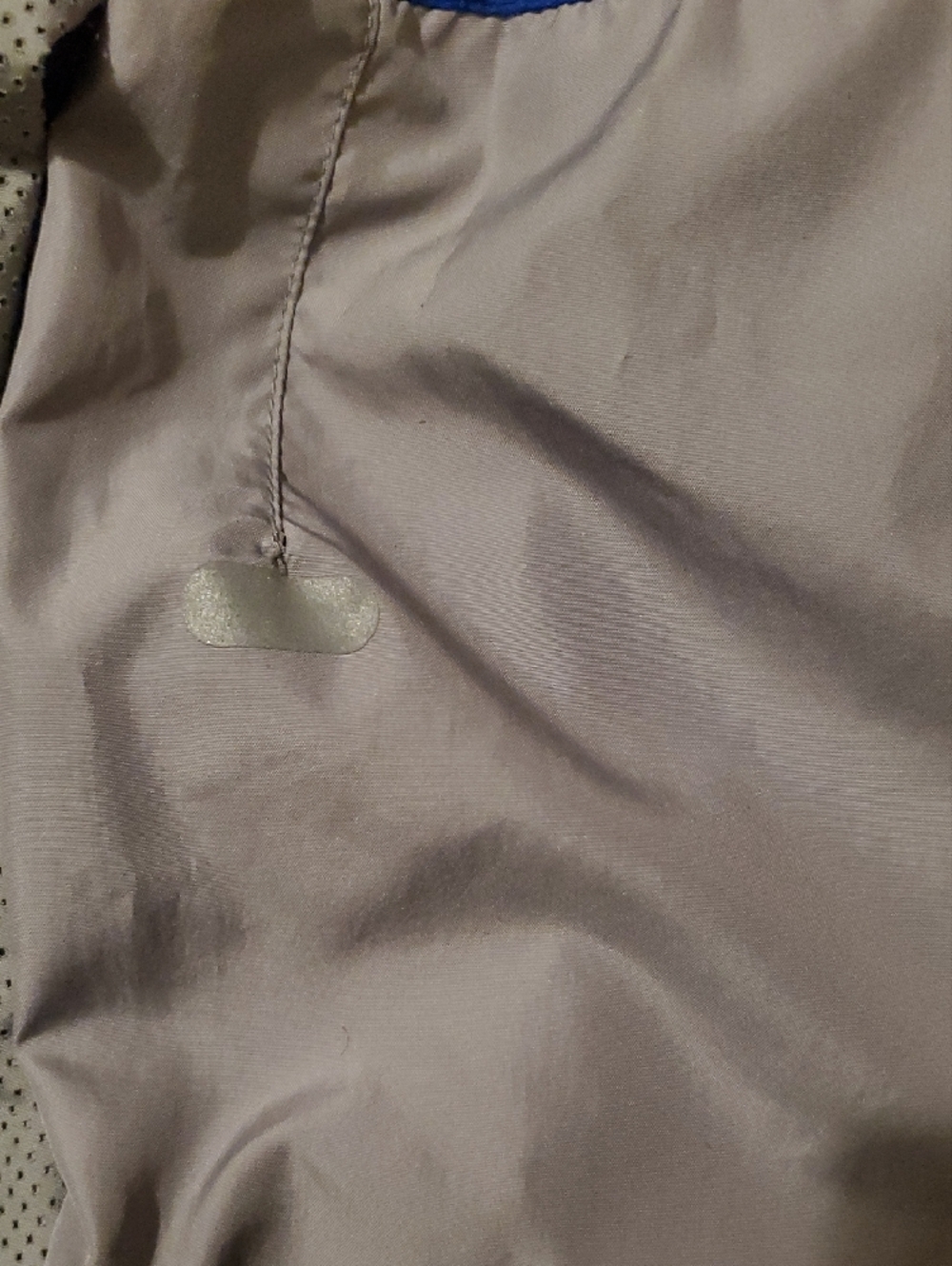 Nike Men’s Blue and Gray Hooded Reflective Windbreaker Jacket With Pockets - Picture 11 of 14